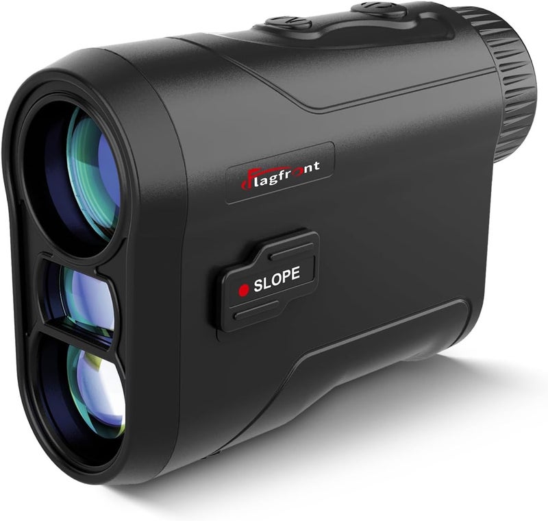 Flagfront Golf Rangefinder with Slope, 1000 Yards Range Finder Golf, 6X Magnification, Flag Locking Vibration, Rechargeable Laser Range Finder - Image 1
